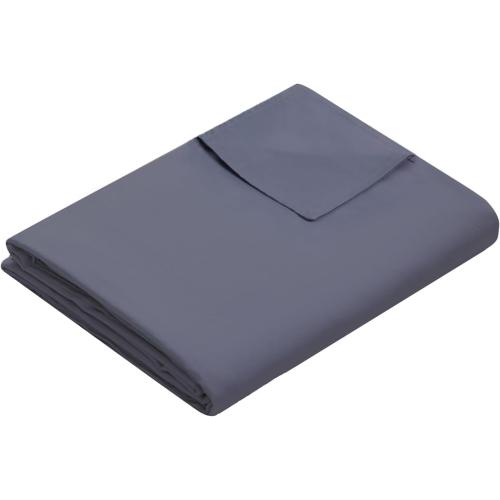 Weighted Idea Cool Removable Duvet Cover 60''x80'' for Weighted Blanket (Gray)