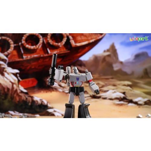 YOLOPARK Transformers Toys 4-Pack G1 Optimus Prime,Megatron,Bumblebee,Starscream Action Figures,BMK Series Transformer Toys for Kids,No Converting