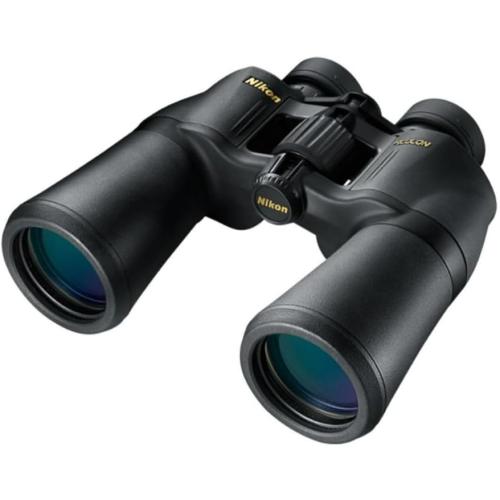 Nikon ACULON A211 10x50 Binocular | Multilayer coating, Porro prism Binocular with turn and slide eyecups, Tripod Adaptable | Official Nikon USA Model