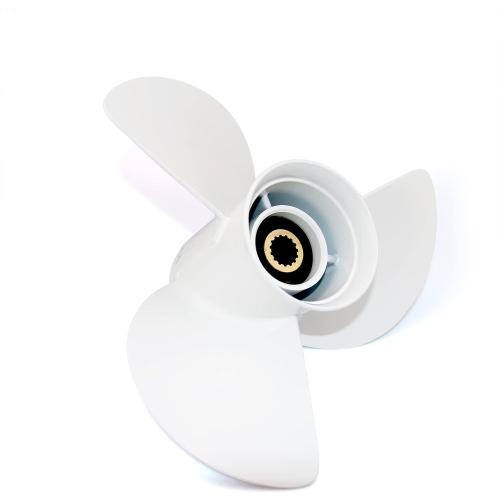 CAPTAIN Outboard Propeller, 14x19 fit Yamaha 115 T50 60 70 75 80 85 90 100 130 HP Engines, 15 Spline Tooth Outboard Prop, RH Aluminum Propellers, OEM No.6E5-45945-01-EL