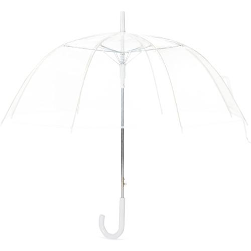 KIDS Amazon Basics Clear Umbrella for Rain, Round Bubble Umbrella for Wedding, With Wide Coverage , Auto Open, Strong Fiberglass Frame, Steel Shaft, Spoke Protectors for Safety