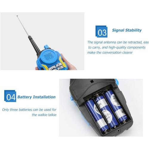 Kid Handheld Walkie Talkie Toy for 3-12 Year Old, Universal Children Outdoor Radio Transceiver Interphone for Outside, Camping, Hiking (Green)