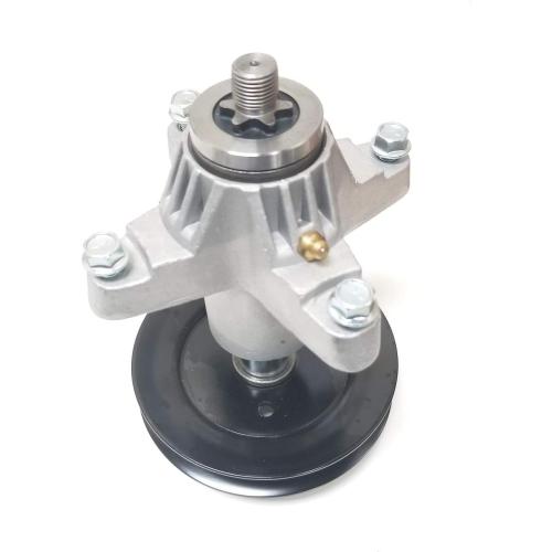 Upgraded Spindle Assembly w/Threaded Mounting Holes - Compatible with: MTD Cub Cadet Spindle 918-04608A, 618-0671, 918-0671, 618-0671B, 918-0671B, 618-0671D, 918-0671D