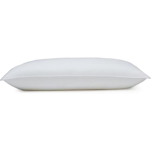 Amazon Basics Down-Alternative Pillows for Stomach and Back Sleepers, Soft Density, Machine Washable, 20 x 36 inches, White, 2-Pack