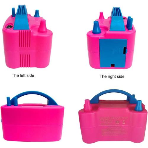 Balloons Air Pump Sohapy Dual-Nozzle Portable Electric Balloon Blower Pump/Electric Balloon Inflator for Decoration (110-120V 600W)