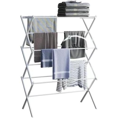 Indoor Clothes Drying Rack - Space Saving, Easy Setup, Multiple Levels for Efficient Home Organization - Perfect for Apartments and Small Spaces