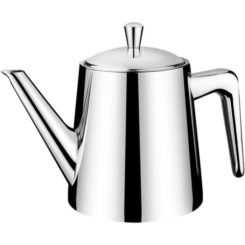 304 Stainless Steel Teapot Long Strain Large Capacity Teapot with Infuser and Removable Filter for Home Restaurant Office Dinnerware Accessories Drinkware Item (750ml)