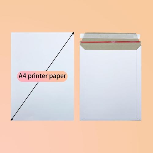 Pack of 30 Rigid Mailers 8 x 10 Inches with Self Adhesive Seal 30 Pack, Bulk White Cardboard Envelopes for Shipping Photo, Documents, Letters, Packaging Supplies
