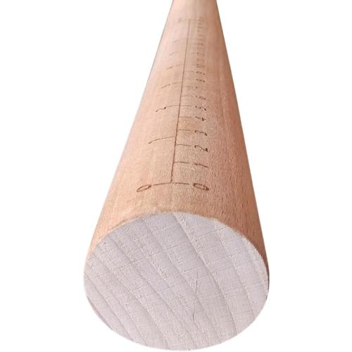 Il Bastone Beechwood Italian Style Rolling Pin by PastaVirtuoso, For Rolling Out Dough For Pasta, Bread, Baking, and More