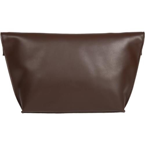 JNB Faux Leather Oversize Foldover Clutch