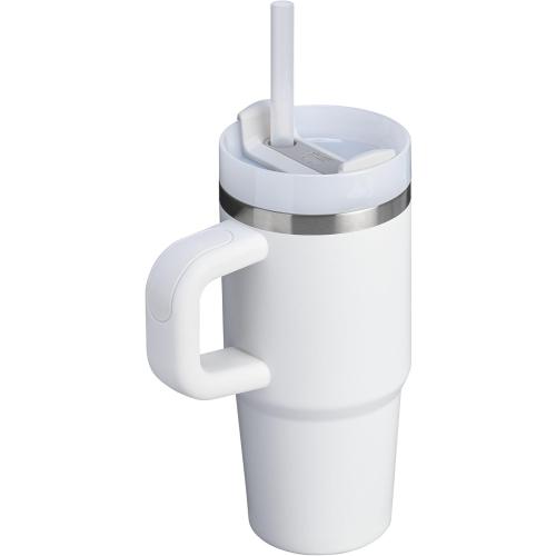 HAS GOLD DOTS Stanley Quencher H2.0 Tumbler with Handle and Straw 14 oz | Flowstate 3-Position Lid | Cup Holder Compatible for Travel | Insulated Stainless Steel Cup | BPA-Free | Frost