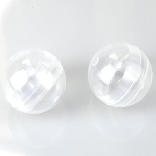 30pcs 28mm/1.1inch Round Capsules Clear Empty Vending Machine Capsules Containers for Gumball Machines