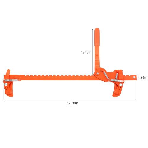 Heavy Duty Carbon Steel Fence Stretcher Tool, All Purpose Wire Tensioner for Barbed & Smooth Wire Fence, Fence Fixer and Splicer for Agricultural, Ranch & Residential Fences