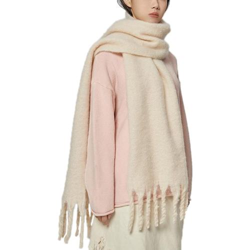 OUNIYA Large Chunky Scarf Oversized Fluffy Scarves Blanket Big Wool Thick Winter Warm