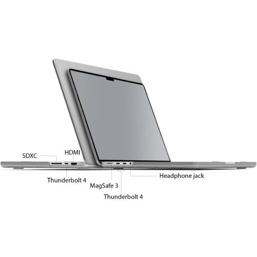 IBENZER Compatible with MacBook Pro 16 Inch Case 2026 2025 2024 2023 2022 M4 M3 M2 M1 A3403 A3186 A2991 A2780 A2485 Pro Max for Mac Pro 16,HardshellCase&KeyboardCover,Frost Clear,T16X-CL 1