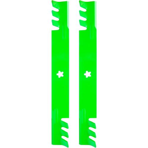 42 inch Mower Mulching Blades for Replace 21546095 127843 138971 532138971 138498 532138971 134149 Compatible with Craft sman Pou LAN Pro Husqv Arna 42'' Deck Lawn Mower（2 Pack）