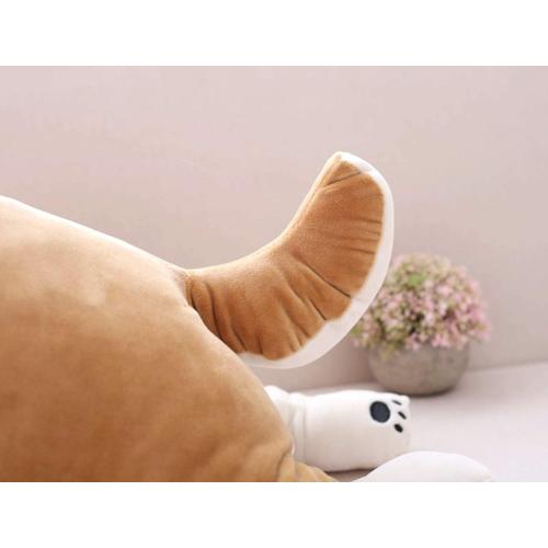 30'' Shiba Inu Plush Stuffed Animal, Giant Stuffed Animals for Anxiety, Big Shiba Inu Corgi Plush, Dog Plush Pillow Hugging Pillow Sleeping Dog Cushion Soft Plush Toy Big Stuffed Animals Kawaii Decor