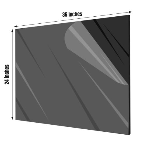 2 Pack white  Plexiglass Sheets 24x36x1/4'' Thick Acrylic Sheets Plastic Sheet Plexiglass Panel Easy to Cut with Saw or Drill Ideal for Laser Cutting, DIY Project, Craft, Display Use