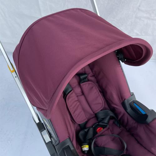 Changing Washing Kit,Canopy Sunshade Cover,Compatible with Car Seat Doona Strollers (Wine Red)