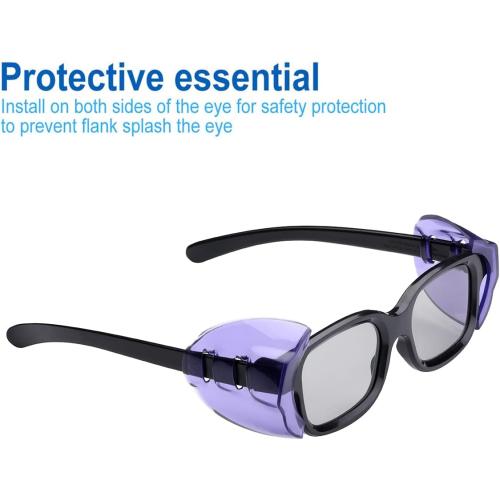 Glasses Side Shields, Slip on Side Shields, L Size Fits Medium to Large, M Size Fits Small to Medium Eyeglasses Frames