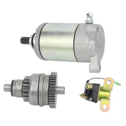 Soarider Starter & Drive & Relay for Polaris 1995-2002 Sportsman Magnum Ranger Scrambler Big Boss Trail Boss Worker Xplorer ATV Pro 500 425 400 335 325, 3084981/18645/57-2688/SMU0061/410-54020/495713
