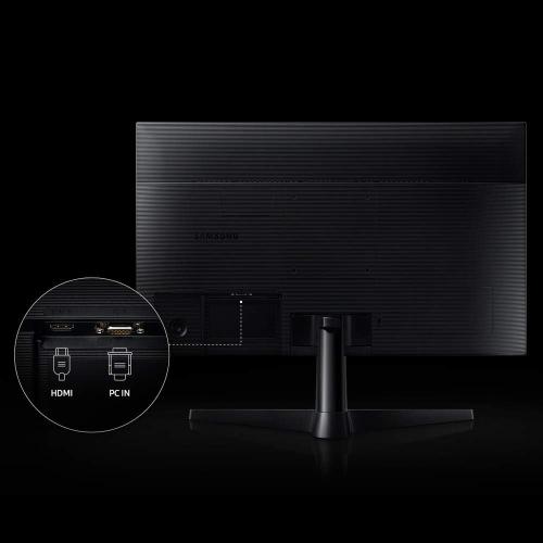 Black SAMSUNG 22 T350 Series FHD 1080p Computer Monitor, 75Hz, IPS Panel, HDMI, VGA (D-Sub), 3-Sided Border-Less, FreeSync, LF22T350FHNXZA