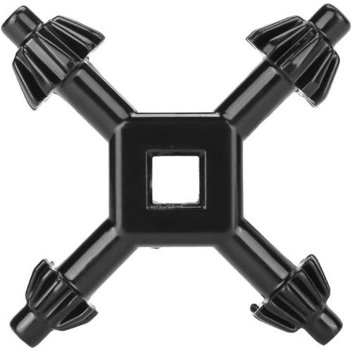 4 in 1 Drill Chuck Key Wrench,Chuck Key For Drill Press,Electric Drill Chucks,Compatible with Most Drill Press & Power Tool Chucks (Black)