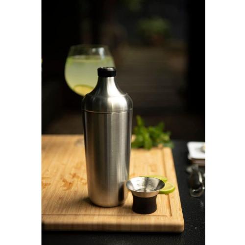 OXO Steel Cocktail Shaker with Strainer, Stainless Finish - 24 oz Capacity