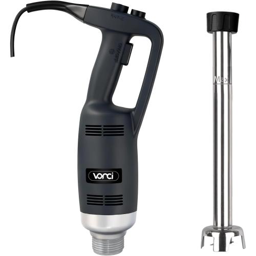 VONCI 500W Commercial Immersion Blender, 16 SUS 304 Removable Shaft, Heavy Duty Power Hand Mixer with Variable Speed 6000-20000RPM, Professional Electric Stick Blender for Restaurant Kitchen Use.