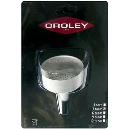Oroley - Replacement Italian Aluminium Coffee Maker Funnel, 3 Cups