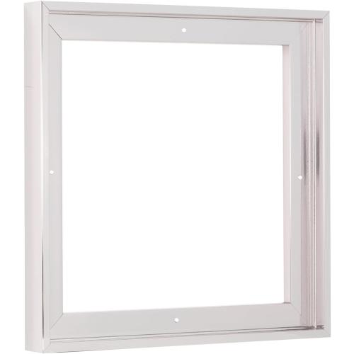 Pixy Canvas Floater Frame 25x25 for 3/4 (0.75) inch Deep Canvas Paintings/Canvas Prints/Wood Canvas Panels/Wall Art/Wall Decor/Home Decor/Artwork (Chrome, 25 x 25 inch, Square)