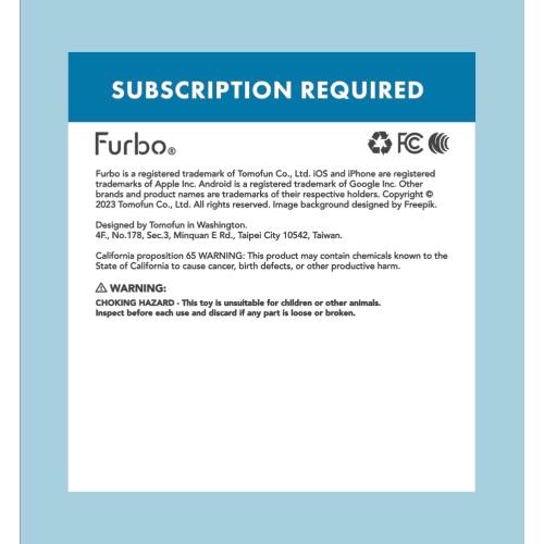 Furbo 360° Cat Camera - Unlock Camera & Smart Features w/Paid Plan: Home Security & Pet Safety Alerts, Rotating Treat Dispenser w/Speaker, Smart Cam w/Phone App (Subscription Required, 3mo Minimum)