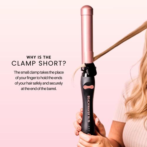 Beachwaver B1 Rotating Curling Iron - Automatic 1 Inch Ceramic Curling Iron - Easy-to-Use Spinning Wand for Long-Lasting Waves - Auto-Shut Off and Dual Voltage (BW160)