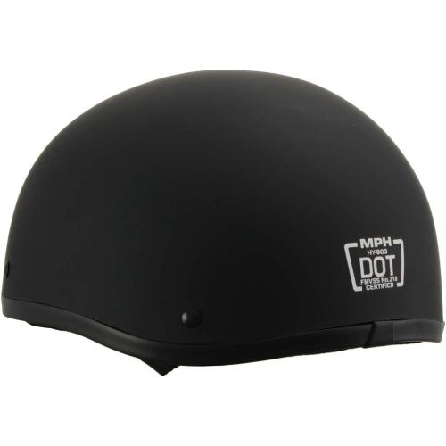 Milwaukee Performance Helmets Americas Smallest DOT Helmet Matte Black