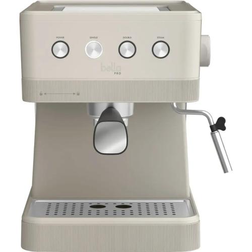 Bella-PRO Barista Elite Espresso Station - Programmable Coffee Maker with 20-Bar High Pressure, Espresso & Cappuccino Machine, Integrated Steam Wand, Single & Double Cup Brewing Options
