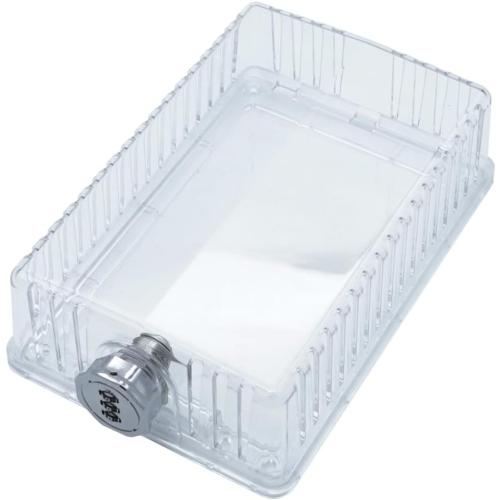 Clear Universal Thermostat Cover Guard With Combination Lock Box, Thermostat Guard For Residential, Hotel, Business, 9 x 8.5 x 2.5