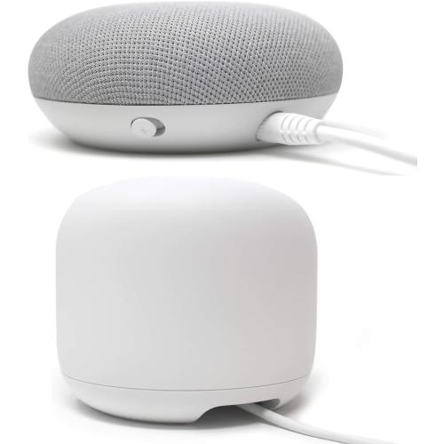 6-Foot Power Adapter Compatible with Google Nest Mini, Nest Hub, Nest WiFi Router and Nest WiFi Point Power Cable (Long)