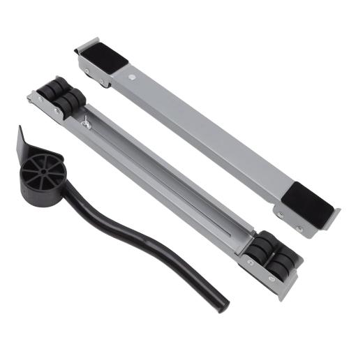 Duty Extendable Appliance Roller 300KG Capacity Detachable Double Row 24 Wheels for Refrigerators Washing Machines Cabinets and Furniture Gliding Slider with Secure Brakes
