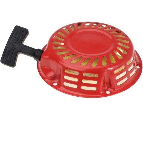 HIAORS Pull Recoil Starter for Predator 196cc 212cc Harbor Freight 5.5hp 5.5hp Coleman CT200U CT200U-EX BT200X KT196 Baja Warrior Heat MB200 MB165 Massimo Mini Bike Hammerhead Go Kart Cart Red Parts