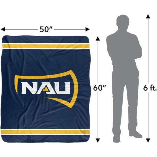 LOGOVISION Official Collegiate Primary Logo Collection Silky Touch Sherpa Back Super Soft Throw Blanket Collection