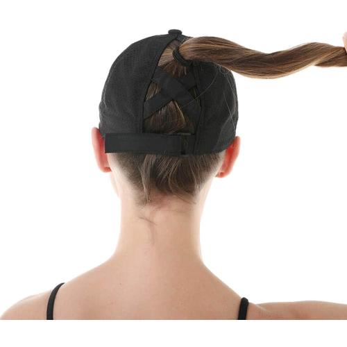 Womens Criss Cross Ponytail Hat Quick Drying Baseball Cap Sun Hats UV Protection Sport Cap