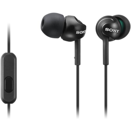 Sony Deep Bass Wired Earphones with Smartphone Control and Mic - Metallic Black