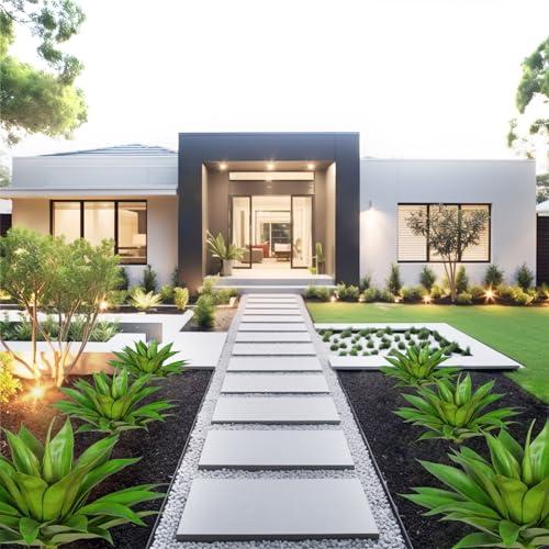 Artificial Agave Plants,Large UV Resistant Fake Agave Planters for Indoor and Outdoor Decorating Artificial Plants for Outdoors Fake Plants(1Pack, 28)