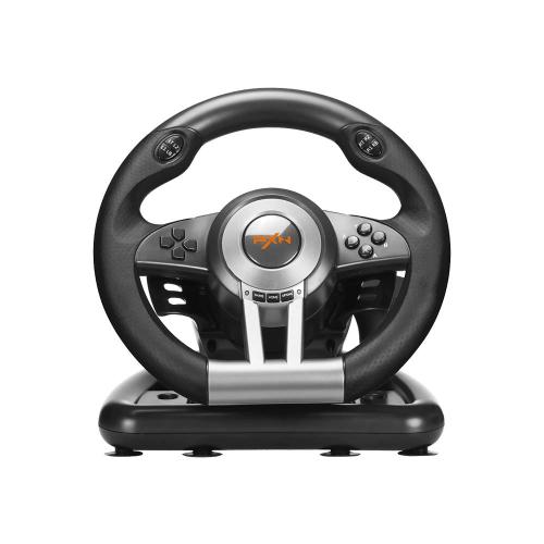 PXN PC Racing Wheel, V3II 180 Degree Universal Usb Car Sim Race Steering Wheel with Pedals for PS3, PS4, Xbox One, Xbox Series X/S, Switch (Black)