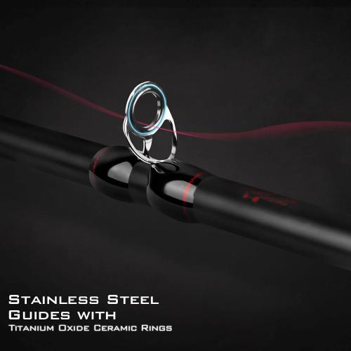 KastKing Royale Advantage Fishing Rod, Spinning Rod & Casting Rod, IM6 Graphite Blanks, 2-Pieces Rods with Extra Tip Section,KastFlex Technology, Power Transition System, EVA Handle