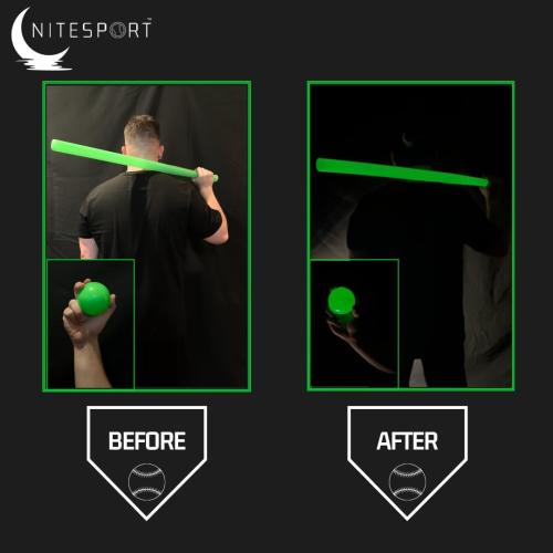 Glow in The Dark Plastic Baseball Bat