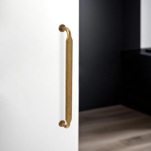 10 Pack 7-1/2 Inch Cabinet Pulls Antique Brass Kitchen Cabinet Handles Zinc Alloy Drawer Pulls Solid Cabinet Hardware