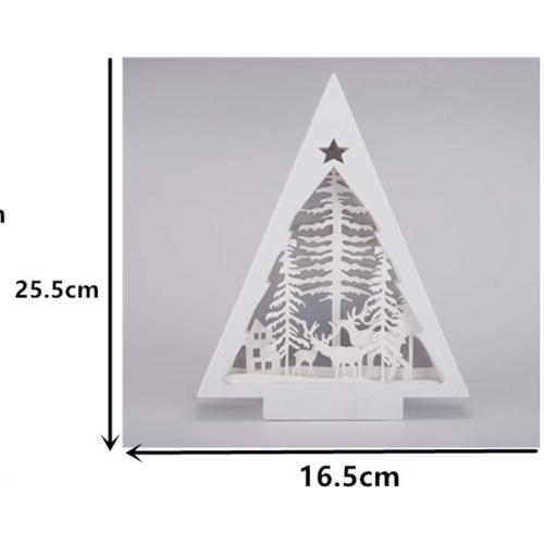 Creative Desktop Lamp, 3D Shadow Box, USB and Battery Powered, Papercut Night Lights, for Kids Nursery Room and Adults Bedroom (Color : Style 4)