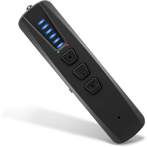 Hidden Camera Detectors,Bug Detector Anti Spy Camera Finder, GPS Tracker Detector RF Wireless Scanner Rechargeable, 5 Levels Sensitivity 4 Modes for Hotel,Travel,(Black) (Black)