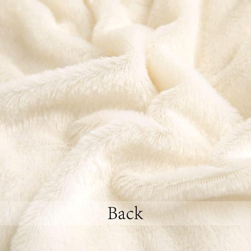 ANRODUO Pack of 2 Beige Throw Pillows Luxury Fluffy Pillows Faux Fur Decorative Pillows Plush Cushion Case Fuzzy Mongolian Merin Style for Bed Couch Sofa and Living Room Spring Home Decor 16x16 Inch